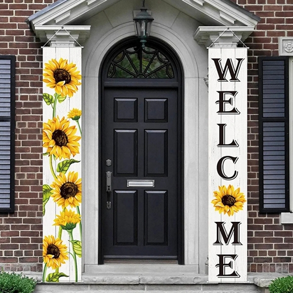 Sunflower Welcome Sign NWT - Picture 2 of 4
